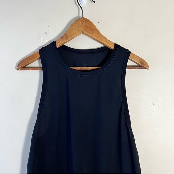 Lululemon Women’s Ace Tank Black Size 6 Back Split Relaxed Fit Running Run - Picture 6 of 11